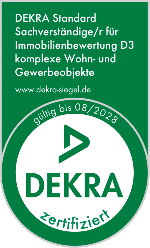DEKRA-Siegel: Sachverständiger für Immobilienbewertung D3, Alexander Motyl