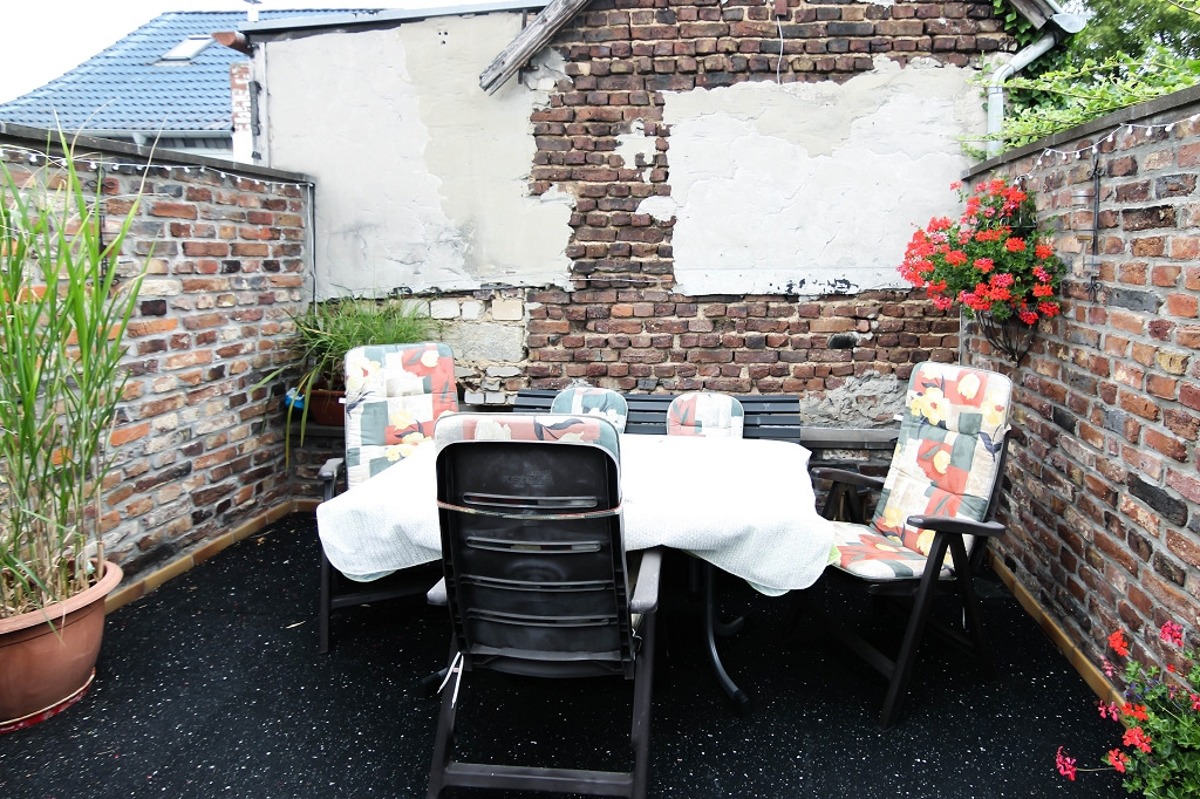 Terrasse im Obergeschoss