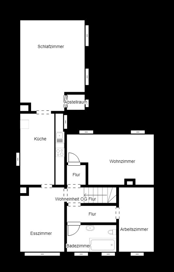 Grundriss Obergeschoss