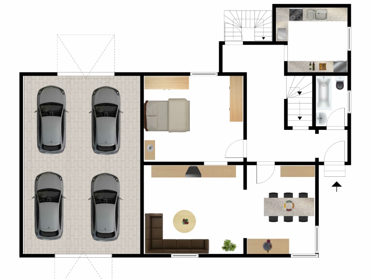 Grundriss: Haupthaus EG