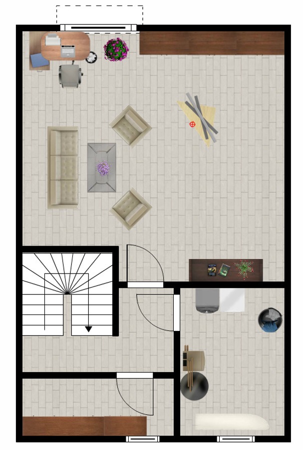 Grundriss ausgebautes Kellergeschoss