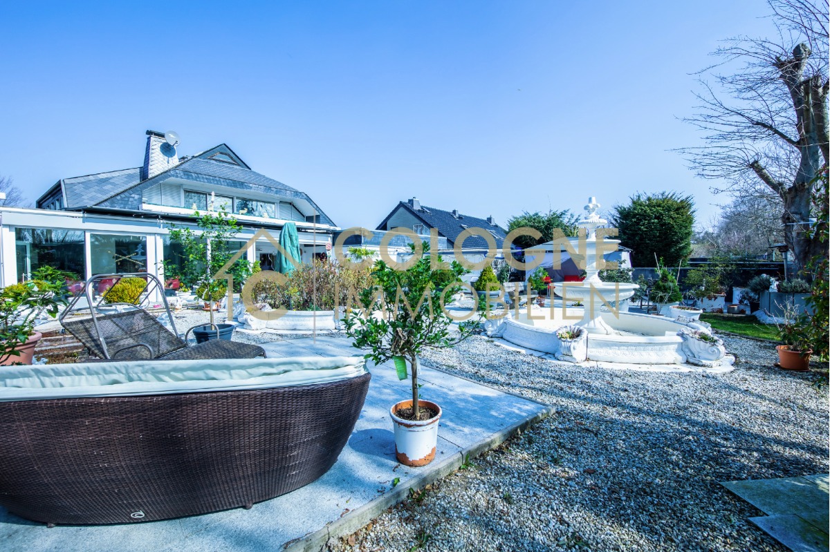 Wasserfontänen mit Relaxzonen