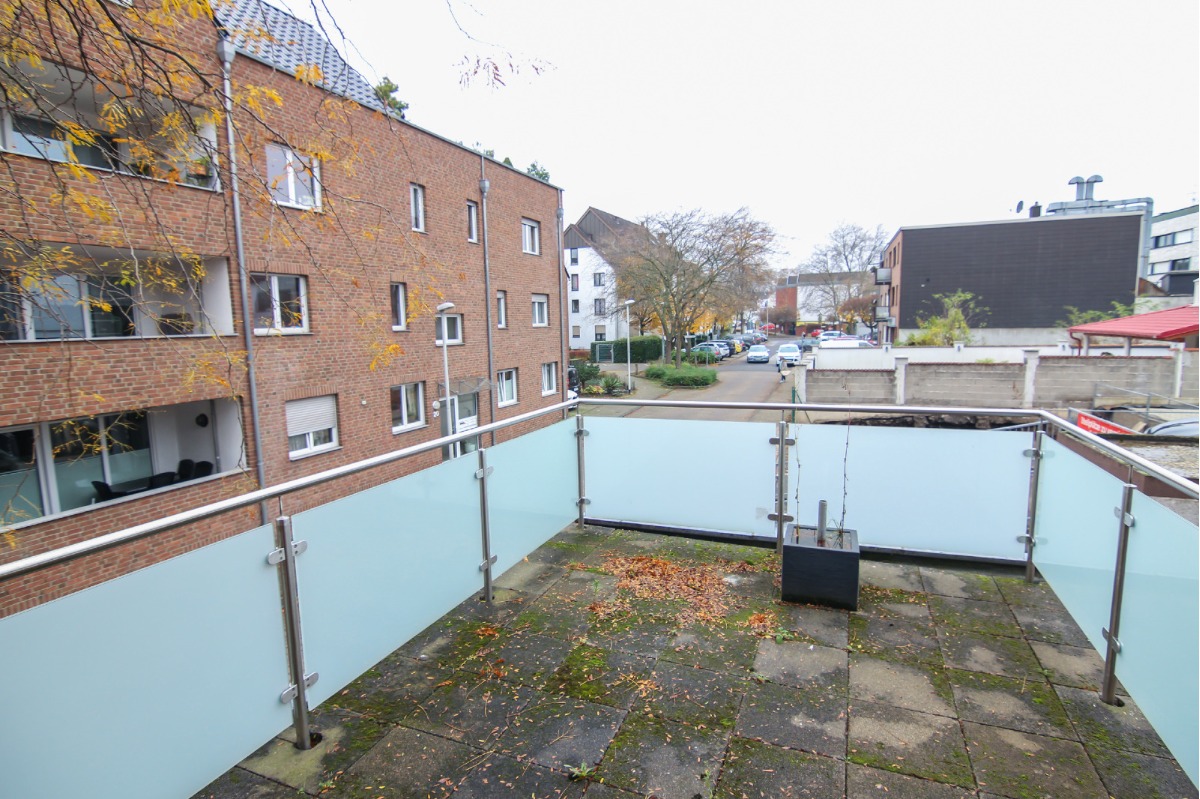 Terrasse mit Weitblick in die Stadtmitte