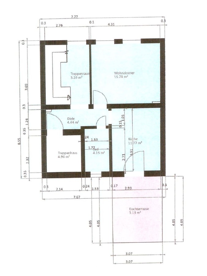 Grundriss Obergeschoss