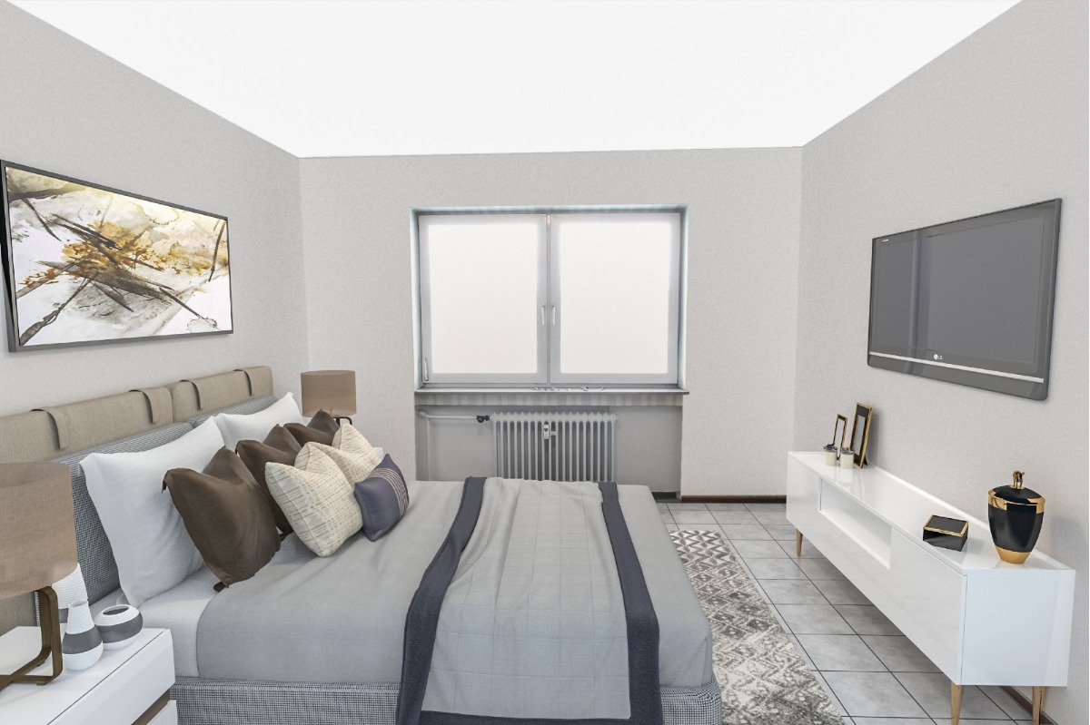 Schlafzimmer - virtuelle Einrichtungsidee