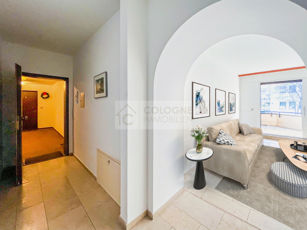 Zugang zum Wohnzimmer