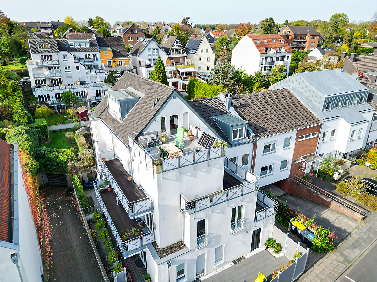 Hausansicht Drohne