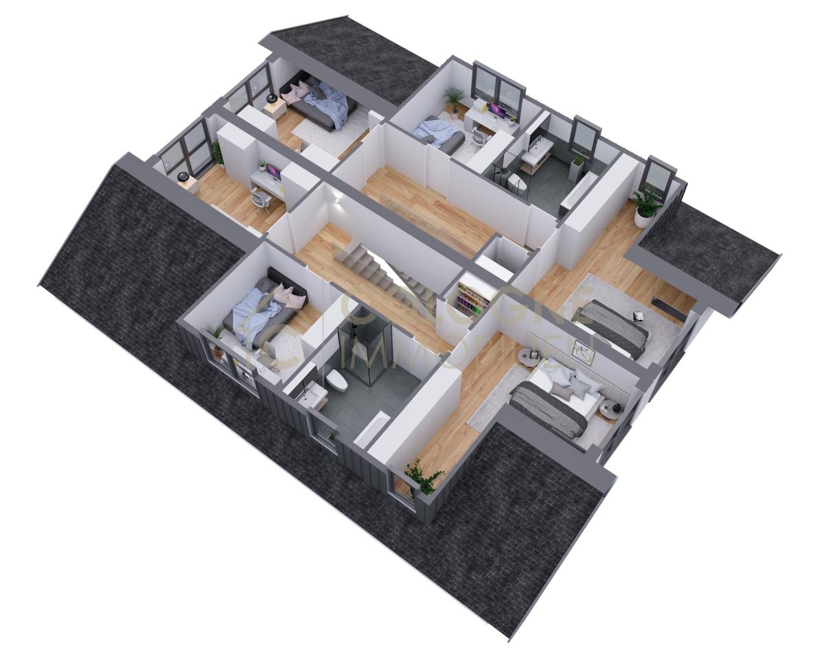 Grundriss  Dachgeschoss 1